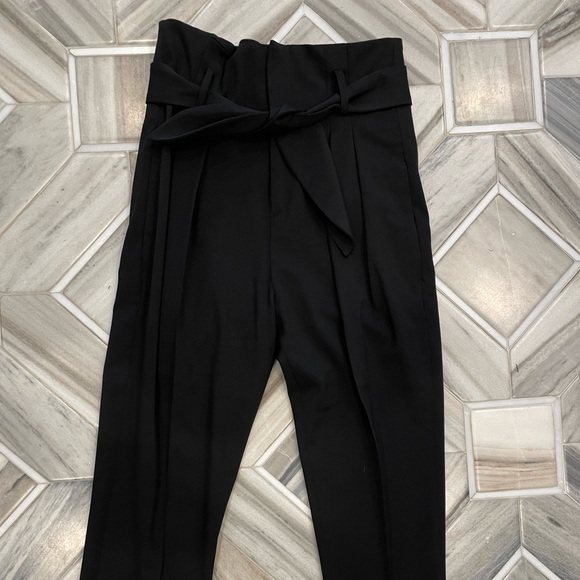 Iro belted paper bag pants - Picture 3 of 6